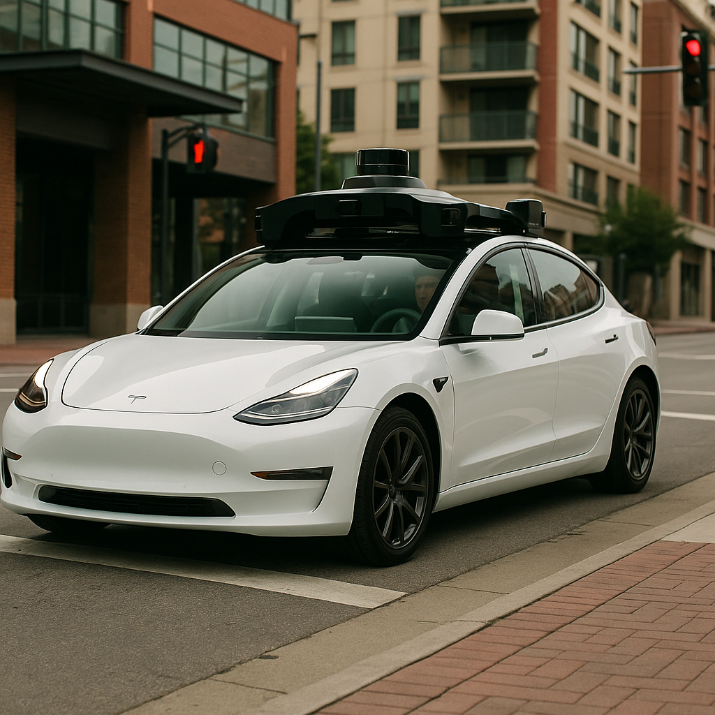 Robottaxi van Tesla