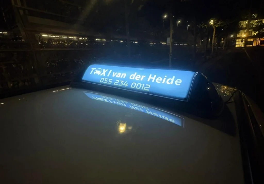 Nieuw taxibedrijf Taxi van der Heide gestart in Apeldoorn