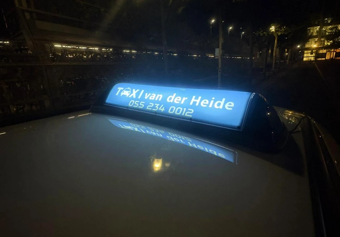 Nieuw taxibedrijf Taxi van der Heide gestart in Apeldoorn